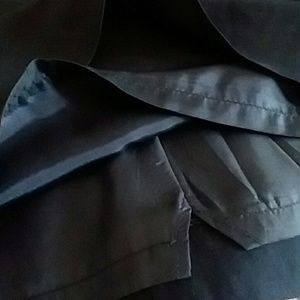 Casual Corner Skirts - Linen Rayon Navy Blue Career Skirt Size 2 Casual Corner Skirts - Linen Rayon Navy Blue Career Skirt Size 2
